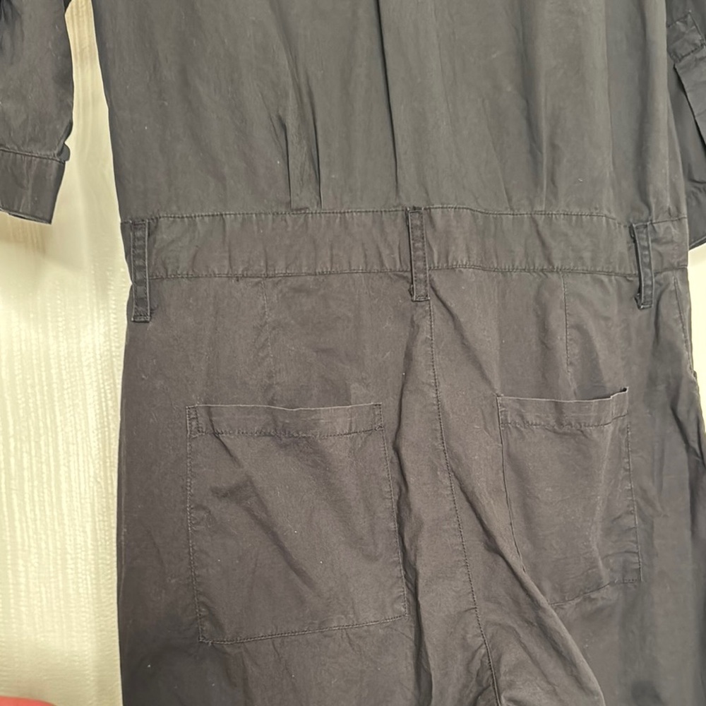 ba&sh • Kalista Black Jumpsuit Coveralls Romper • Dark Grey Faded Black • XS / 0 - Picture 14 of 16